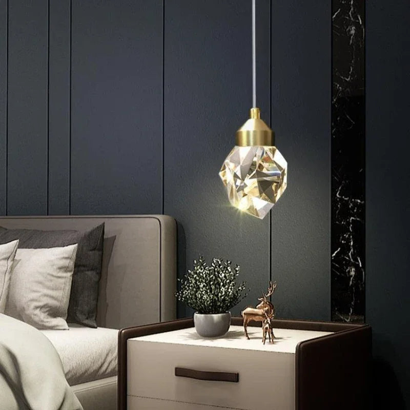 Luxurious Crystal LED Pendant Lamp - BritishElegance