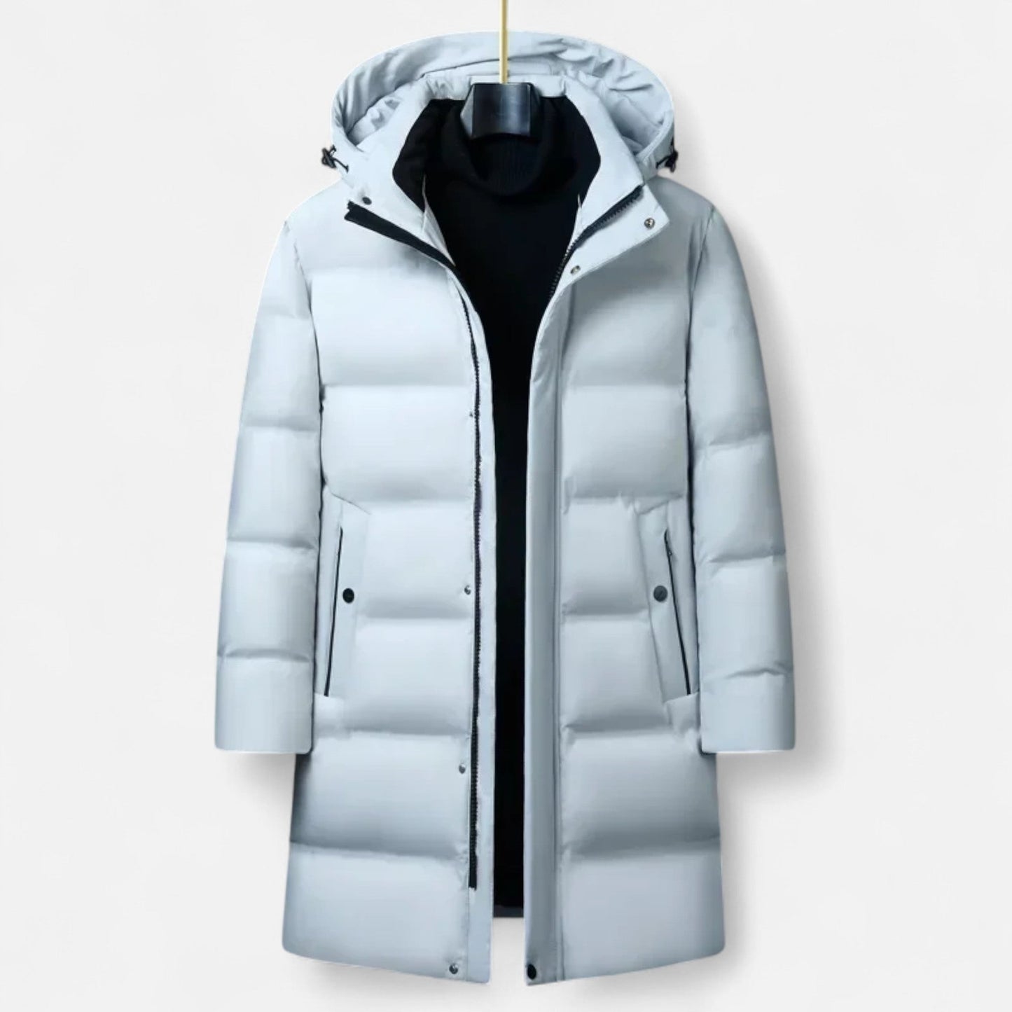 Warm Waterproof Men's Down Filled Parka Coat
