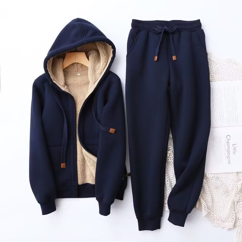 Cozy Women's Hooded Loungewear Sweat Suit