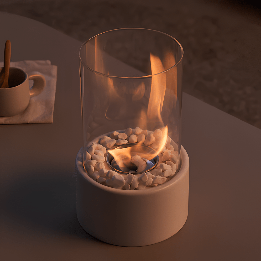 Classic Glass Lantern Table Light
