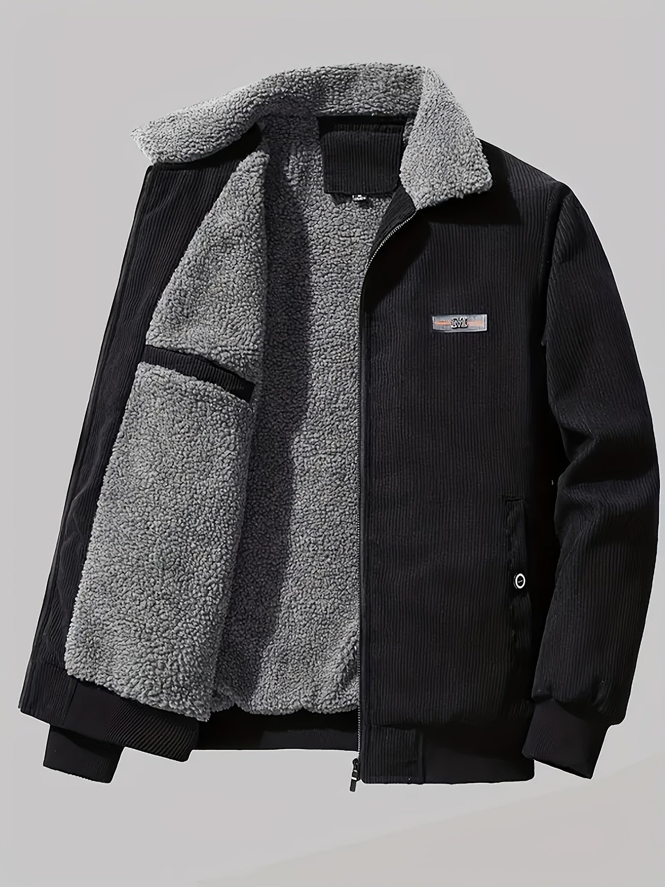 Relaxed Fit Vintage Men's Winter Coat