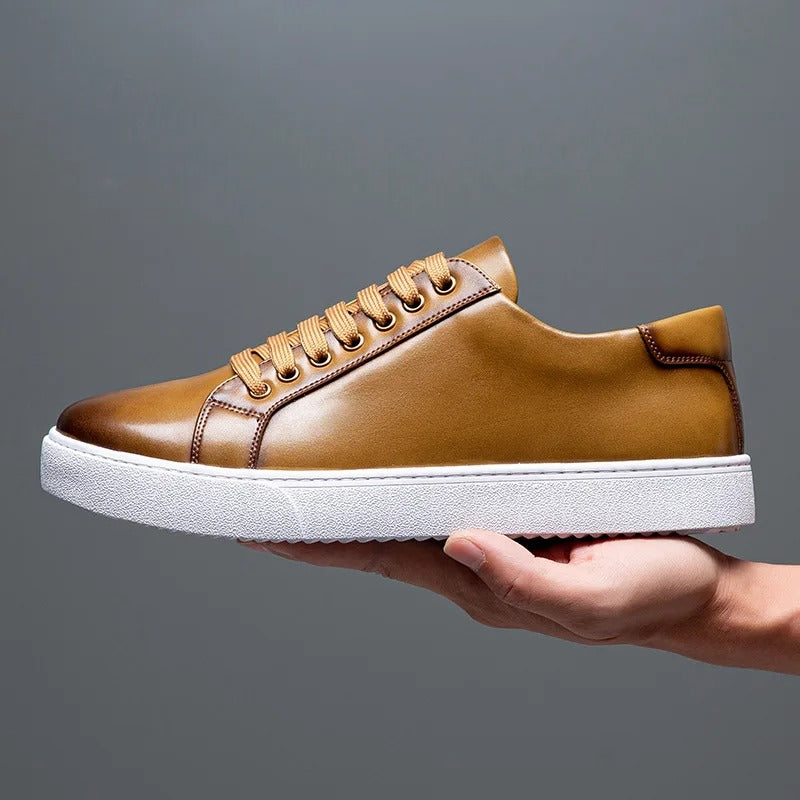 Leather Mens Sneaker Shoes