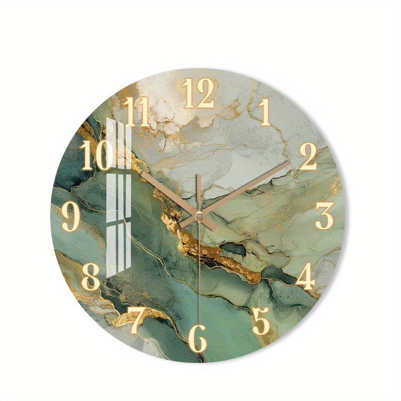 Modern Round Wall Clock with Silent Motion - VogeLuxe