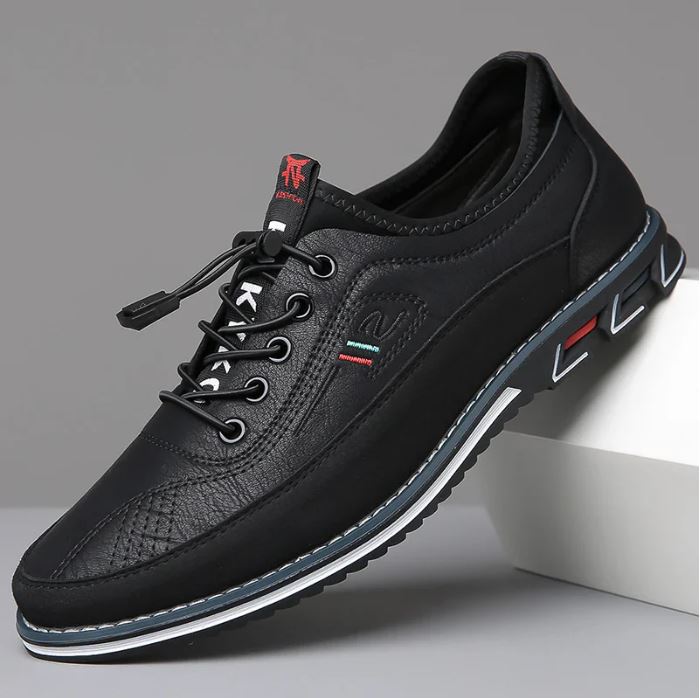 Stylish Mens Leather Shoes - Comfortable Modern Loafers