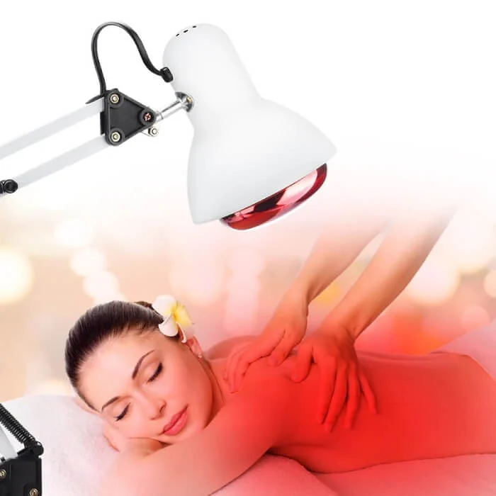 Portable LED Red Light Therapy Floor Lamp with Heat - BritishElegance