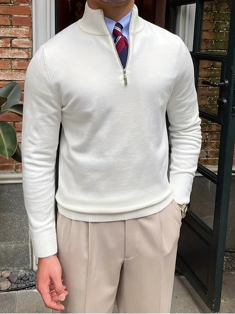 Warm Men's Winter Crew Neck Sweater