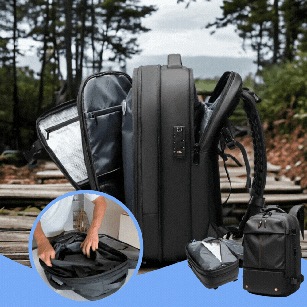 Large 60L Waterproof Hiking Backpack with Organizer - VogeLuxe