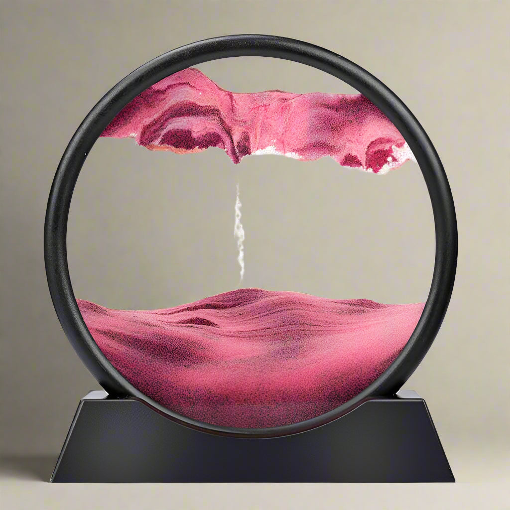Decorative Glass Hourglass Timer for Home and Office