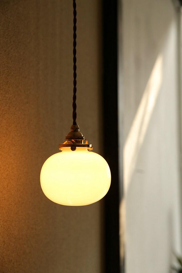 Unique Glass Pendant Lamp with LED Light