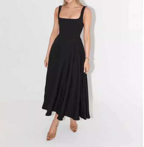 Beautiful Flower Knee Length Dress - VogeLuxe