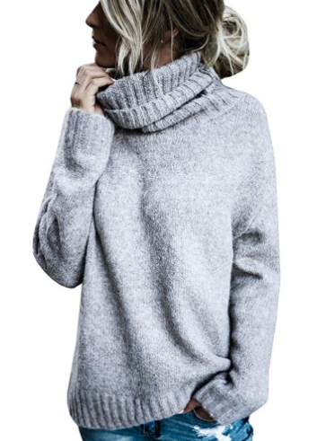 Soft Women's Cashmere Winter Turtleneck Sweater