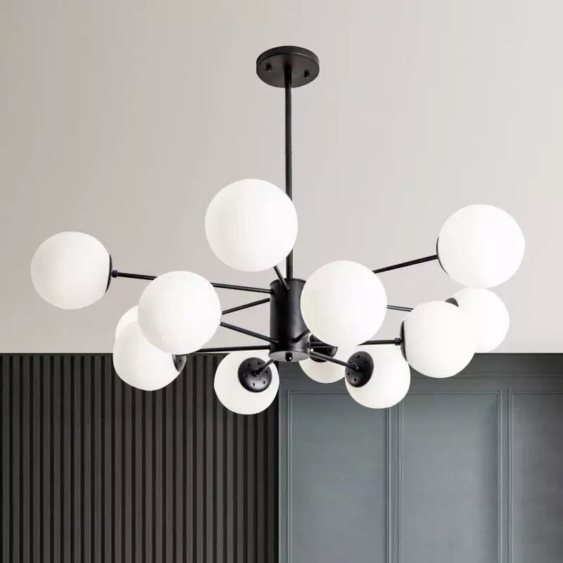 Sparkling Glass Globe Chandelier