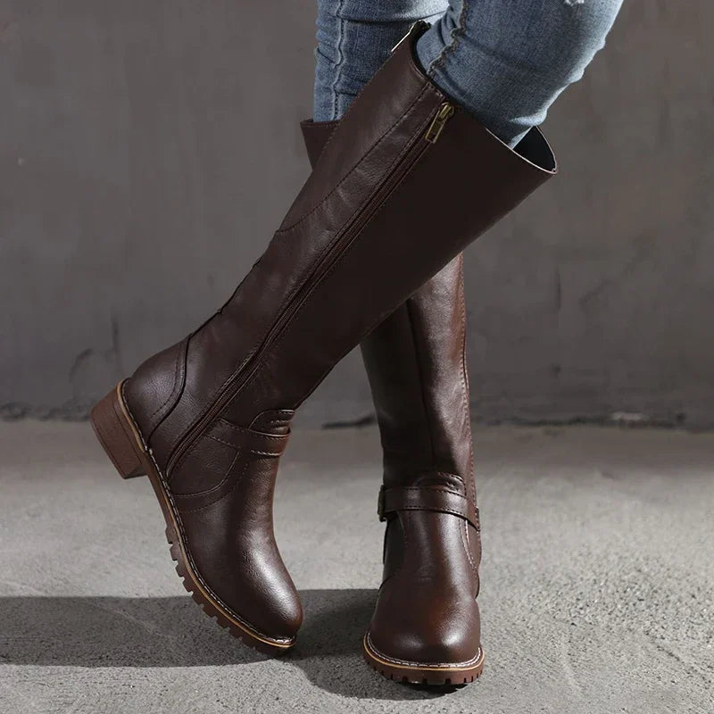 Tall Riding Boots for Women | Low Heel Equestrian Boots