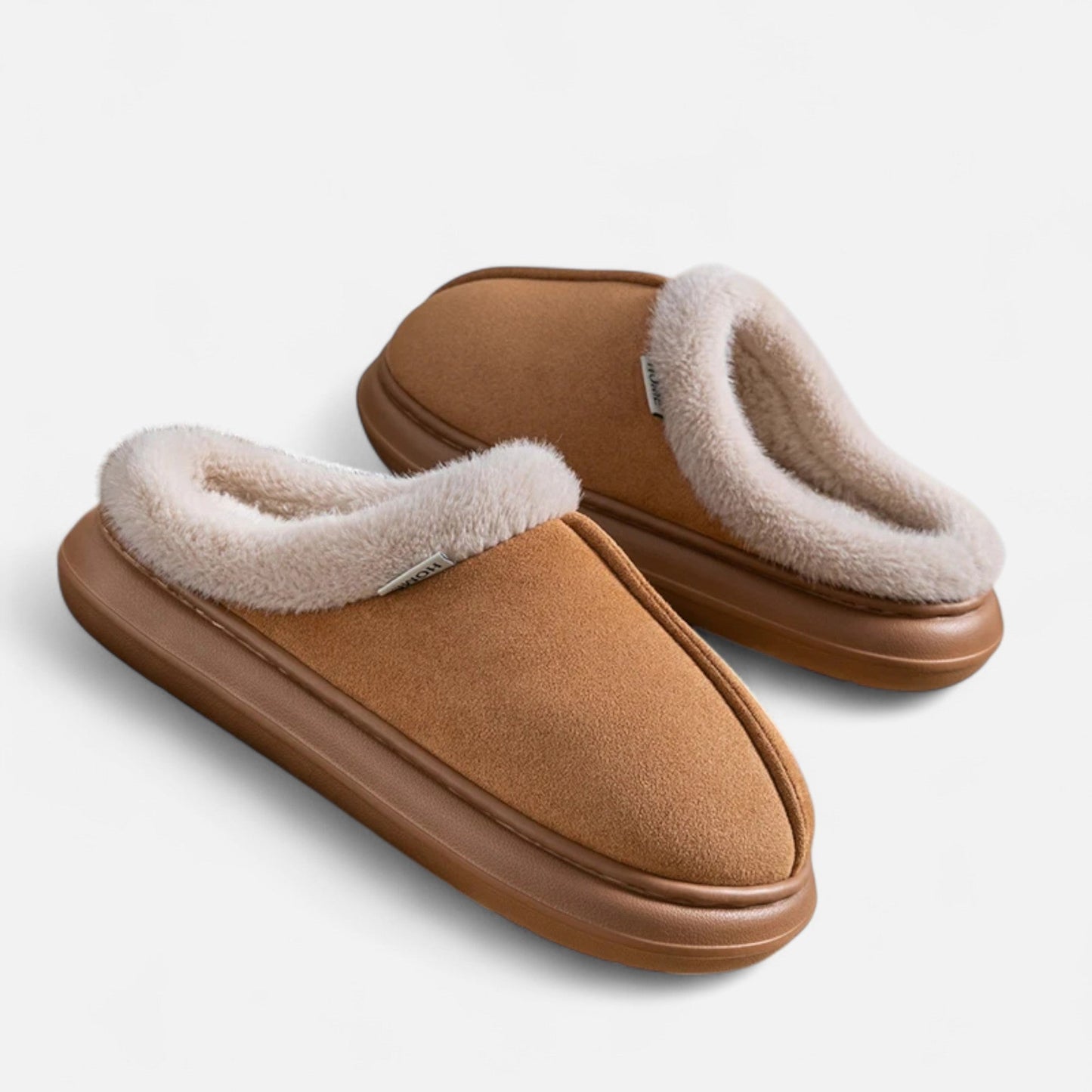 Soft Cozy Women's Faux Fur Platform Slippers