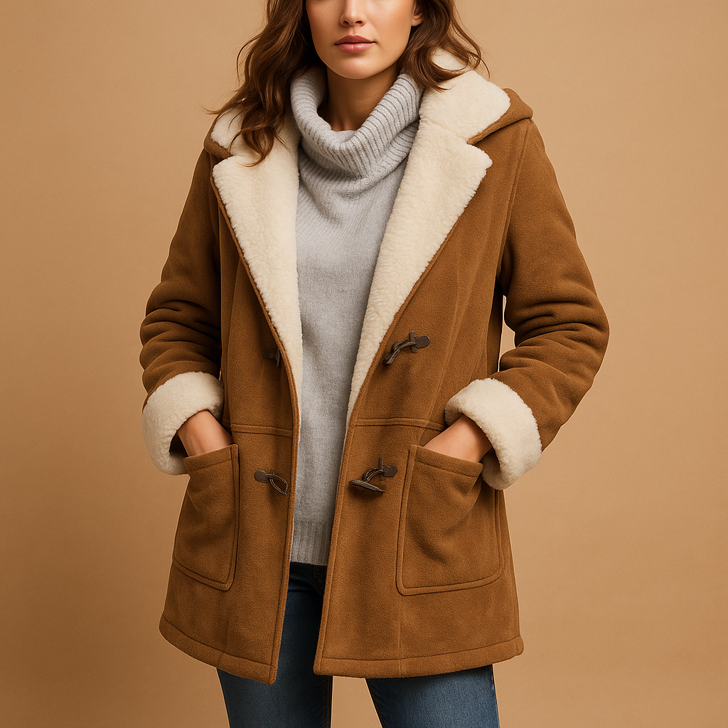 Cozy Faux Fur Lined Winter Coat