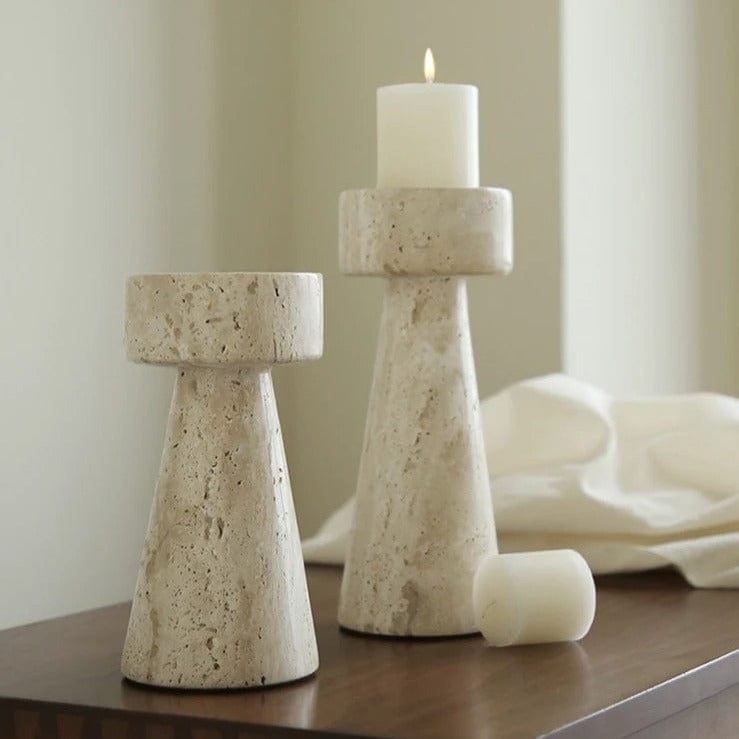Elegant Stone Tea Light Holder - BritishElegance