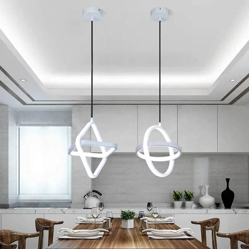 Modern Geometric Pendant Lighting Fixture