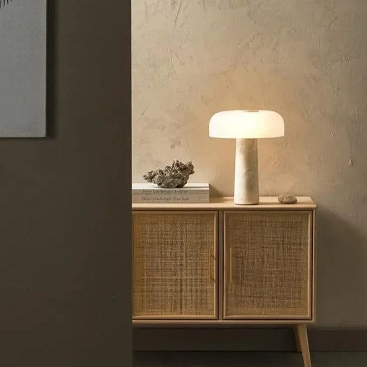 Elegant Marble Table Lamp - VogeLuxe