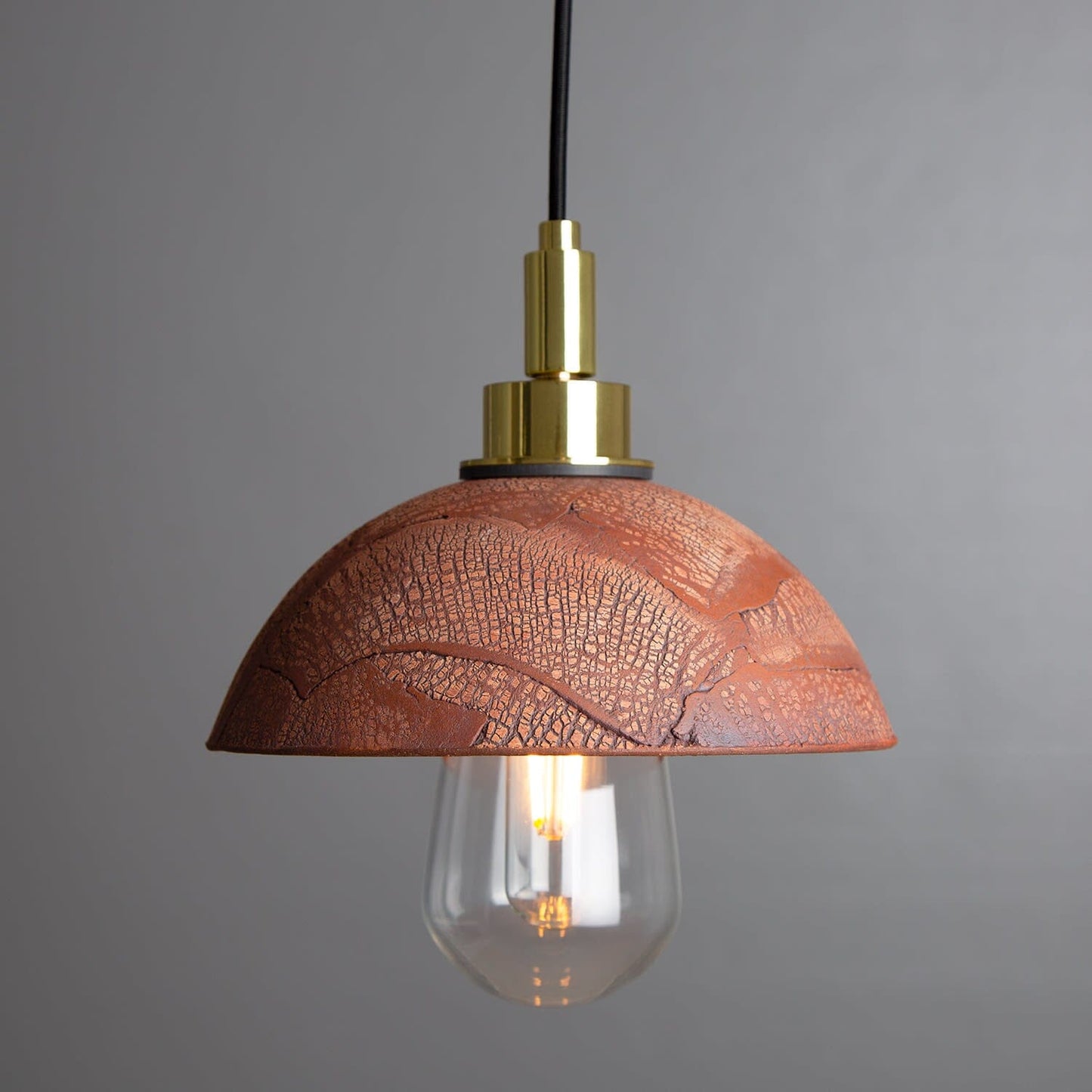 Stylish Red Glass Bathroom Pendant Lamp - VogeLuxe