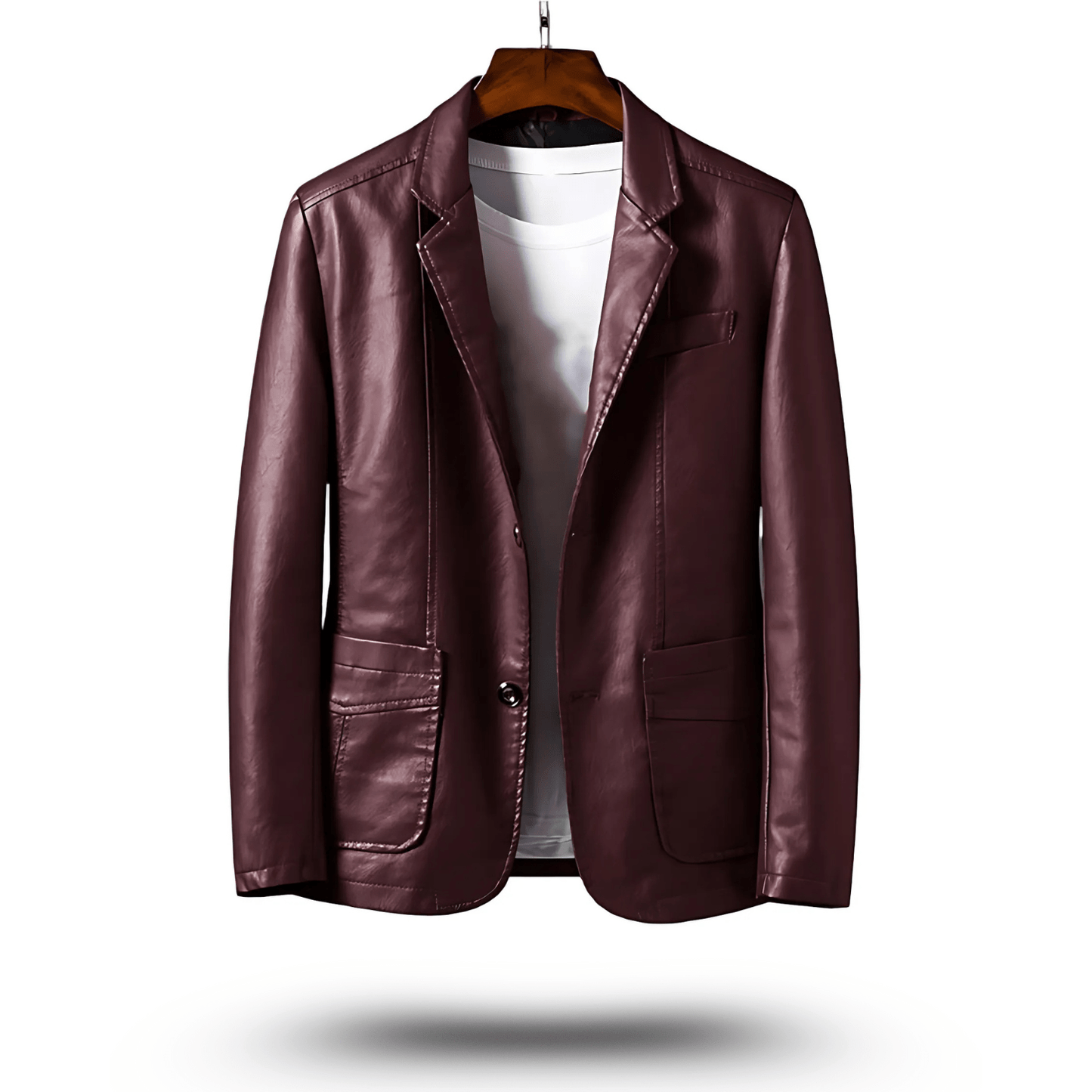 Uomo Blazer Inverno Stiloso Slim Fit Giacca Calda