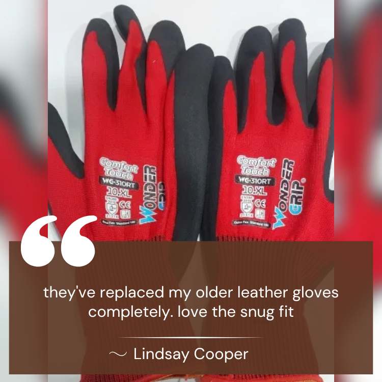 VogeLuxe | Men’s Seamless Grip Work Gloves