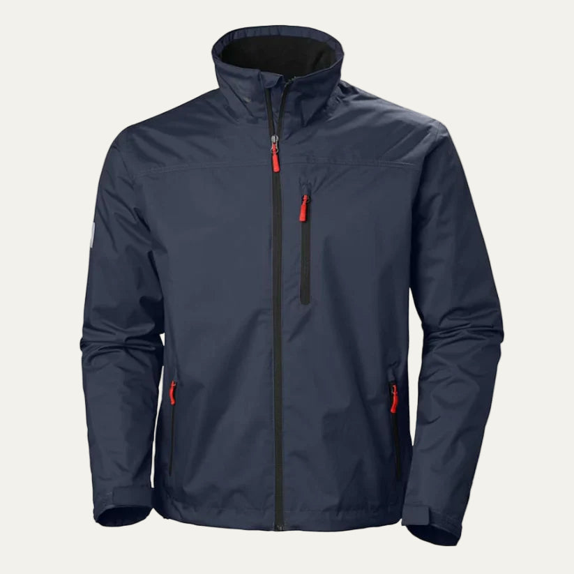 VogeLuxe | Men’s Waterproof Shell Jacket with Contrast Trim Pockets