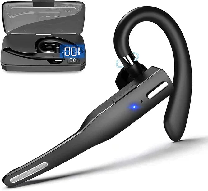Clear Voice Wireless Bluetooth Headset With Noise Canceling - VogeLuxe