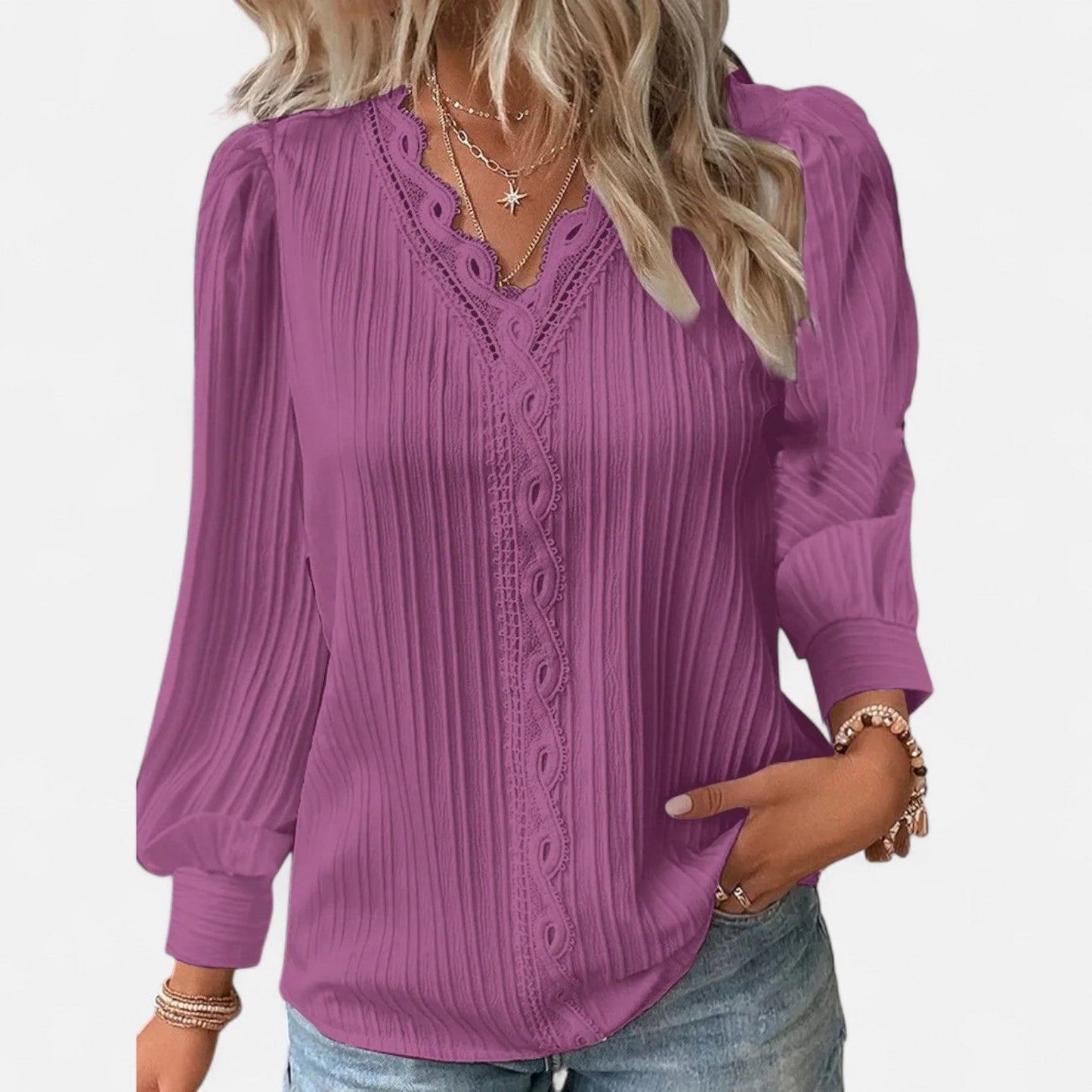 Elegant Fitted Women's Blouse