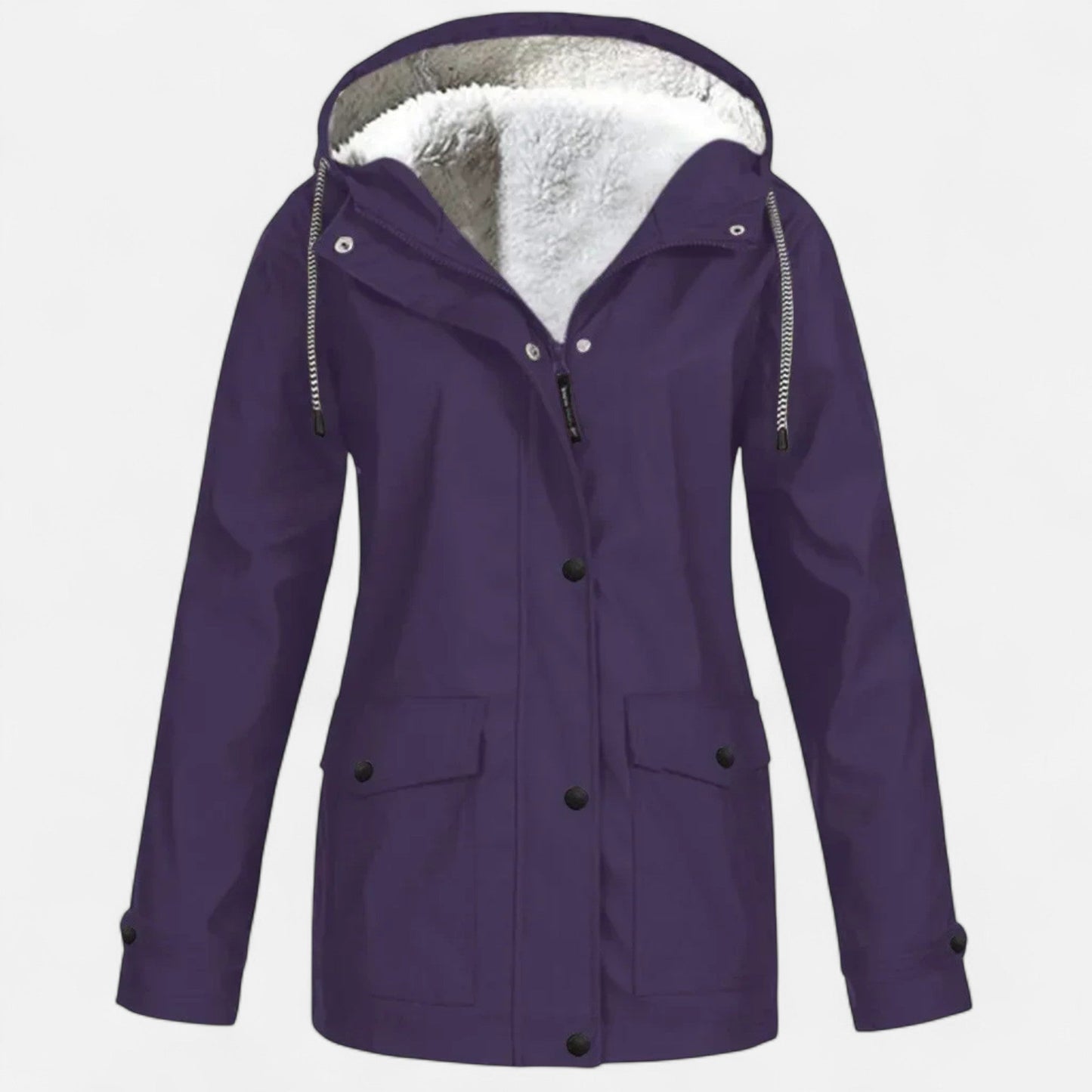 Warm Women's Velvet Waterproof Ski Jacket