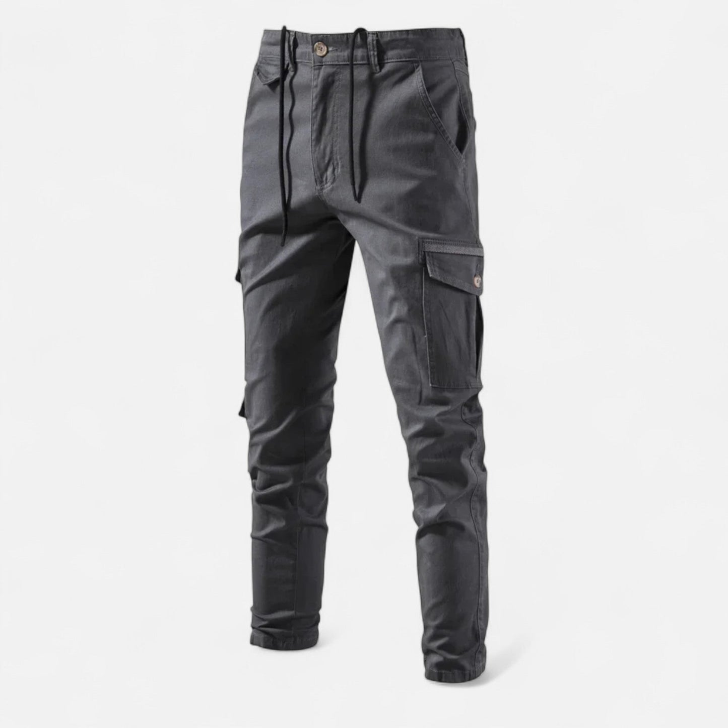Classic Men's Cotton Cargo Pants - Relaxed Fit