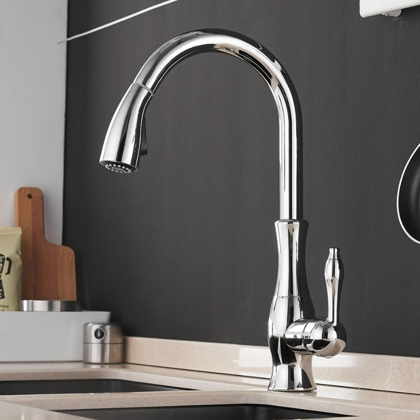Heavy Duty Kitchen Faucet With Long Lasting Design