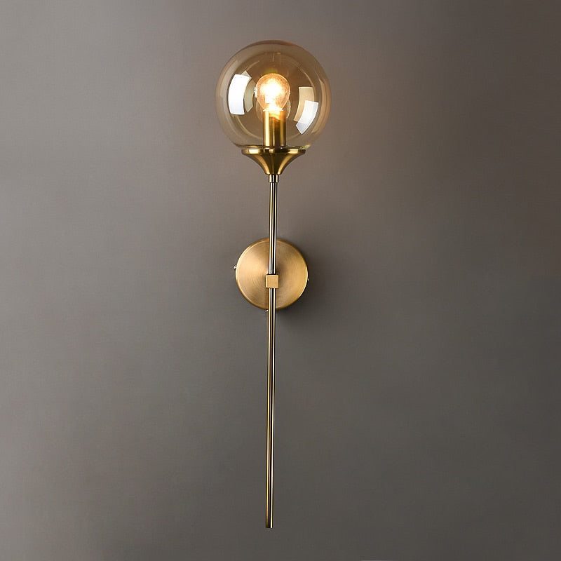 Clear Crystal Ball Ornament