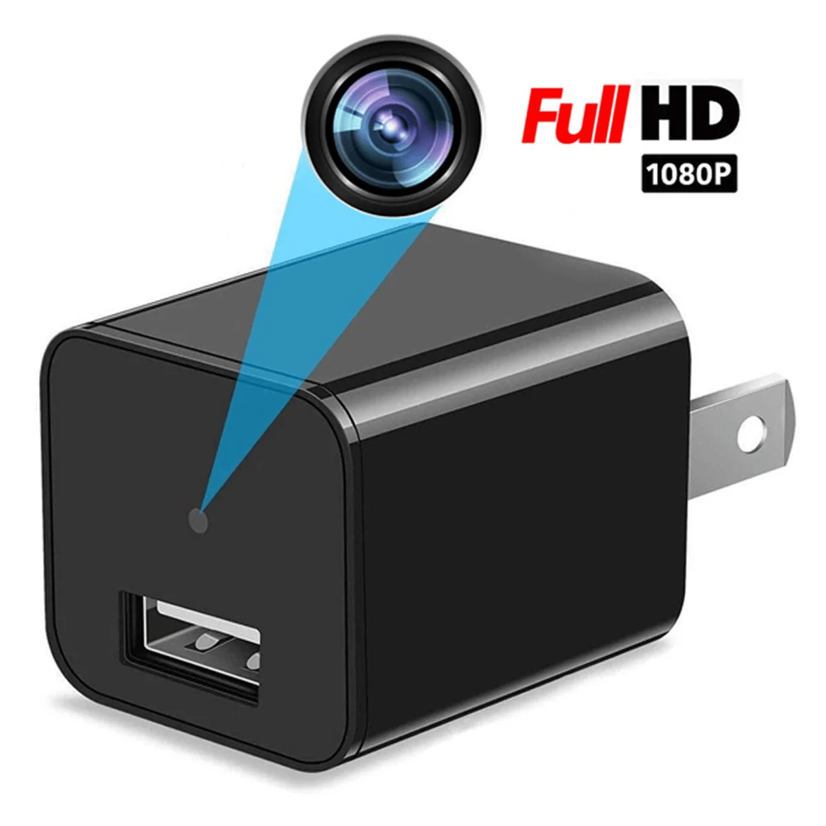 HD Wi-Fi Wall Charger Camera with Motion Detection - VogeLuxe