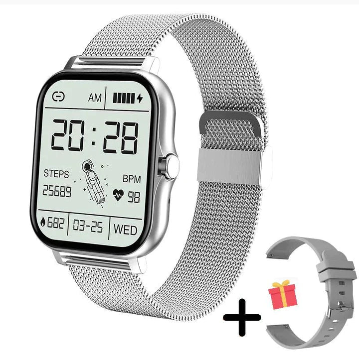 Slim Women's Digital Smart Watch With Key Functions