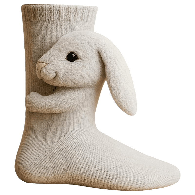 Fun Plush Animal Hug Socks