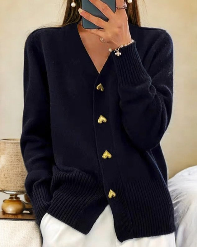 Women's Soft Button Front Cardigan Sweater