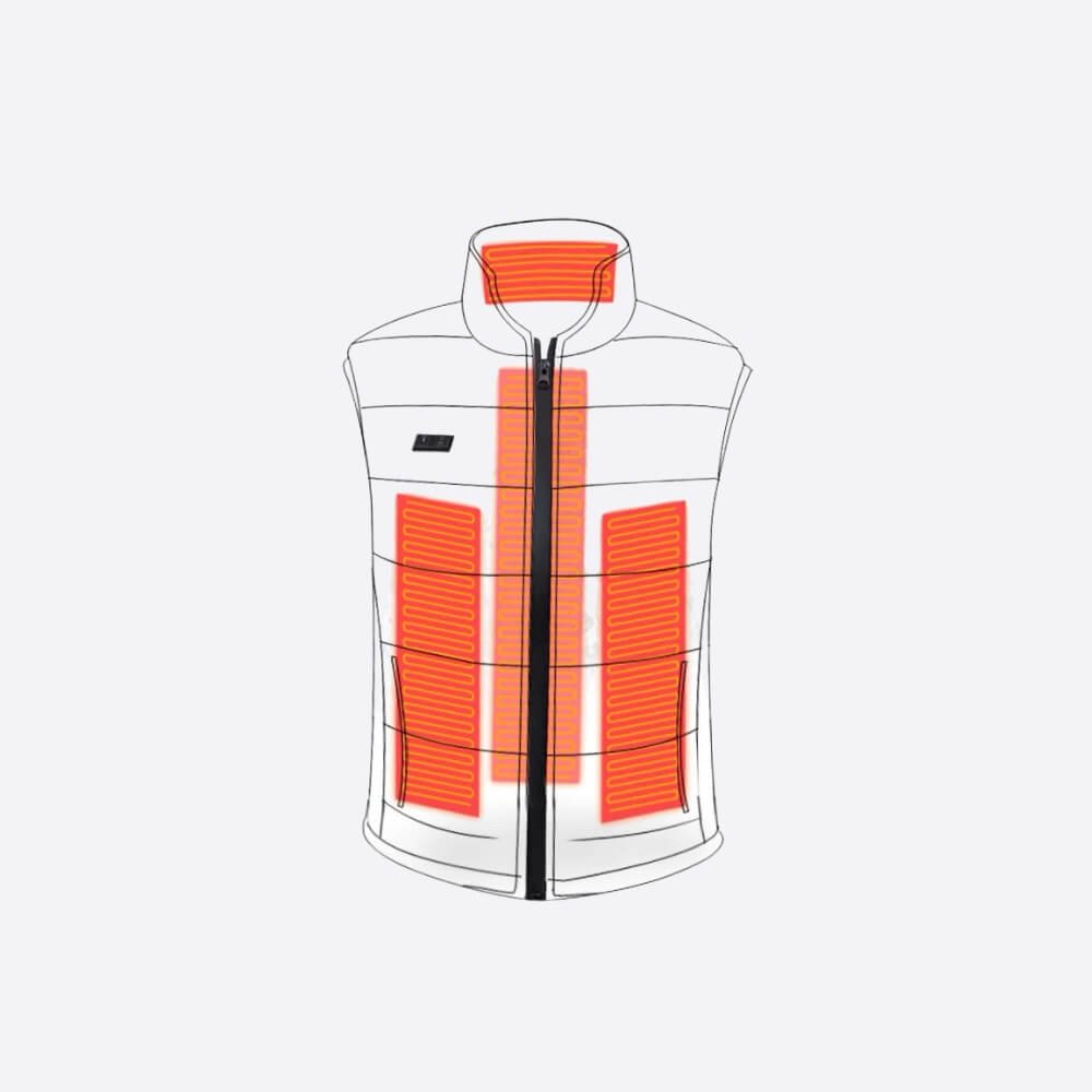 VogeLuxe | Unisex Heated Quilted Puffer Vest