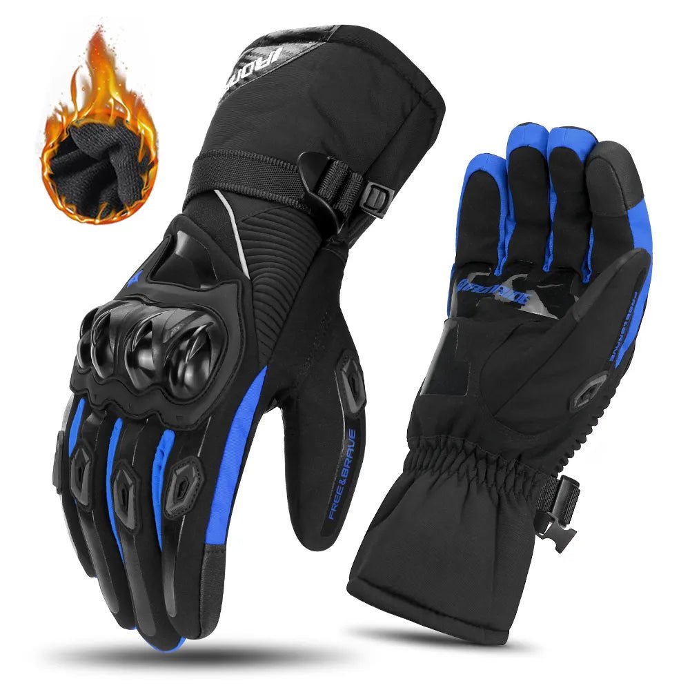 Warm Waterproof Motorcycle Riding Gloves for Winter