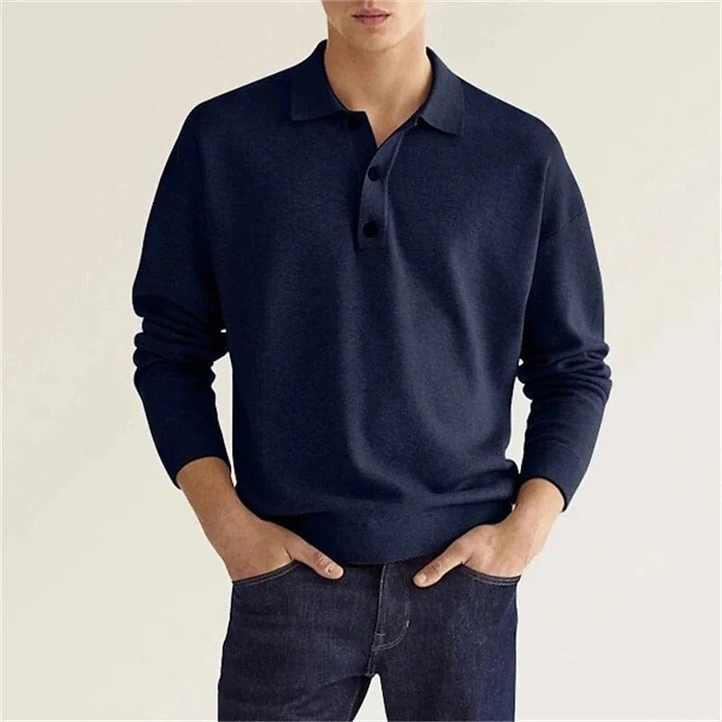 Relaxed Fit Casual Long Sleeve Shirt