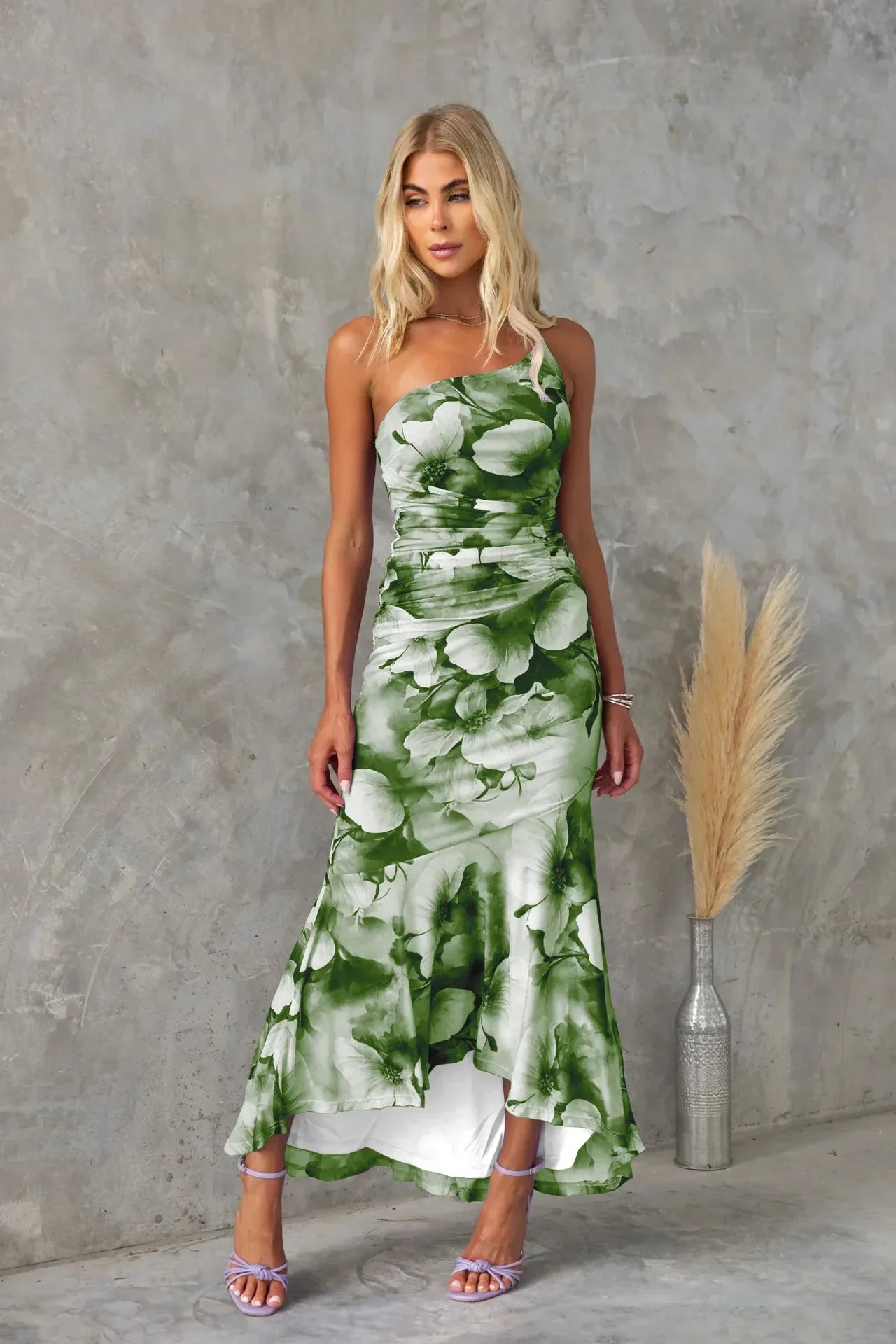 Beautiful Flower Summer Midi Dress