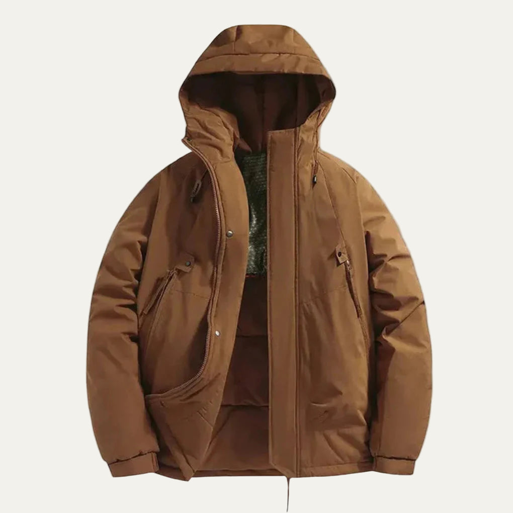 VogeLuxe | Men’s Thickened Warm Hooded Winter Parka