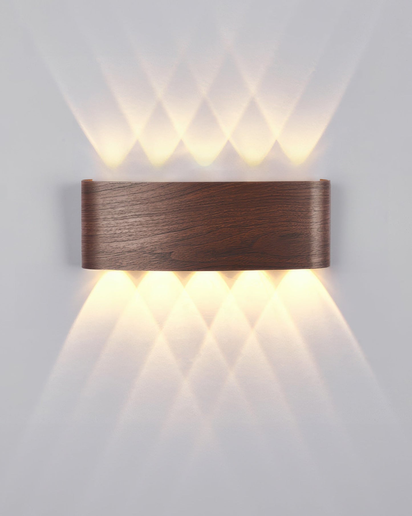 Rustic Wood LED Outdoor Wall Light Waterproof