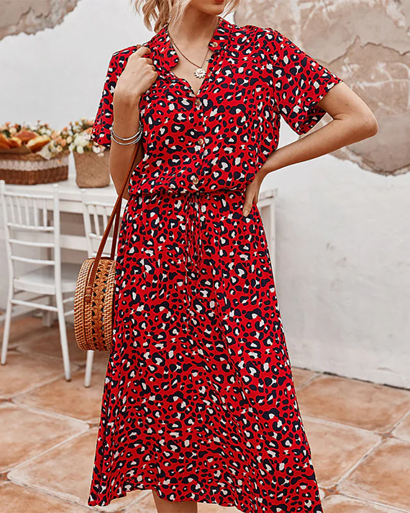 Cute V-Neck Polka Dot Sundress for Women