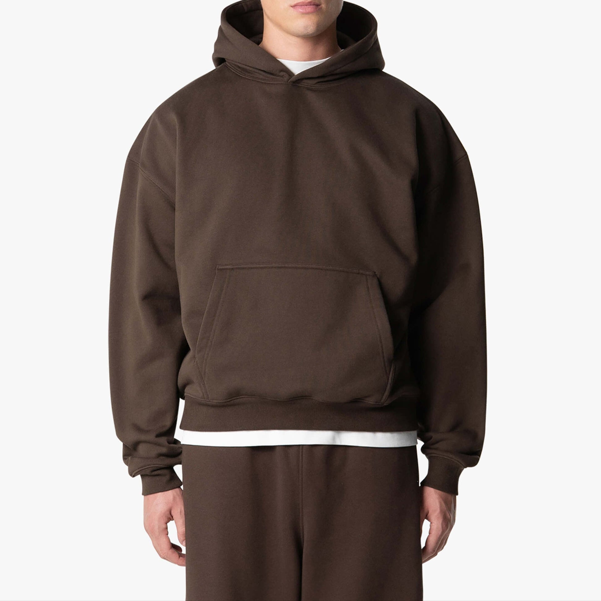 Comfortable Large Hooded Sweatshirt – Gentle Cotton Texture - VogeLuxe