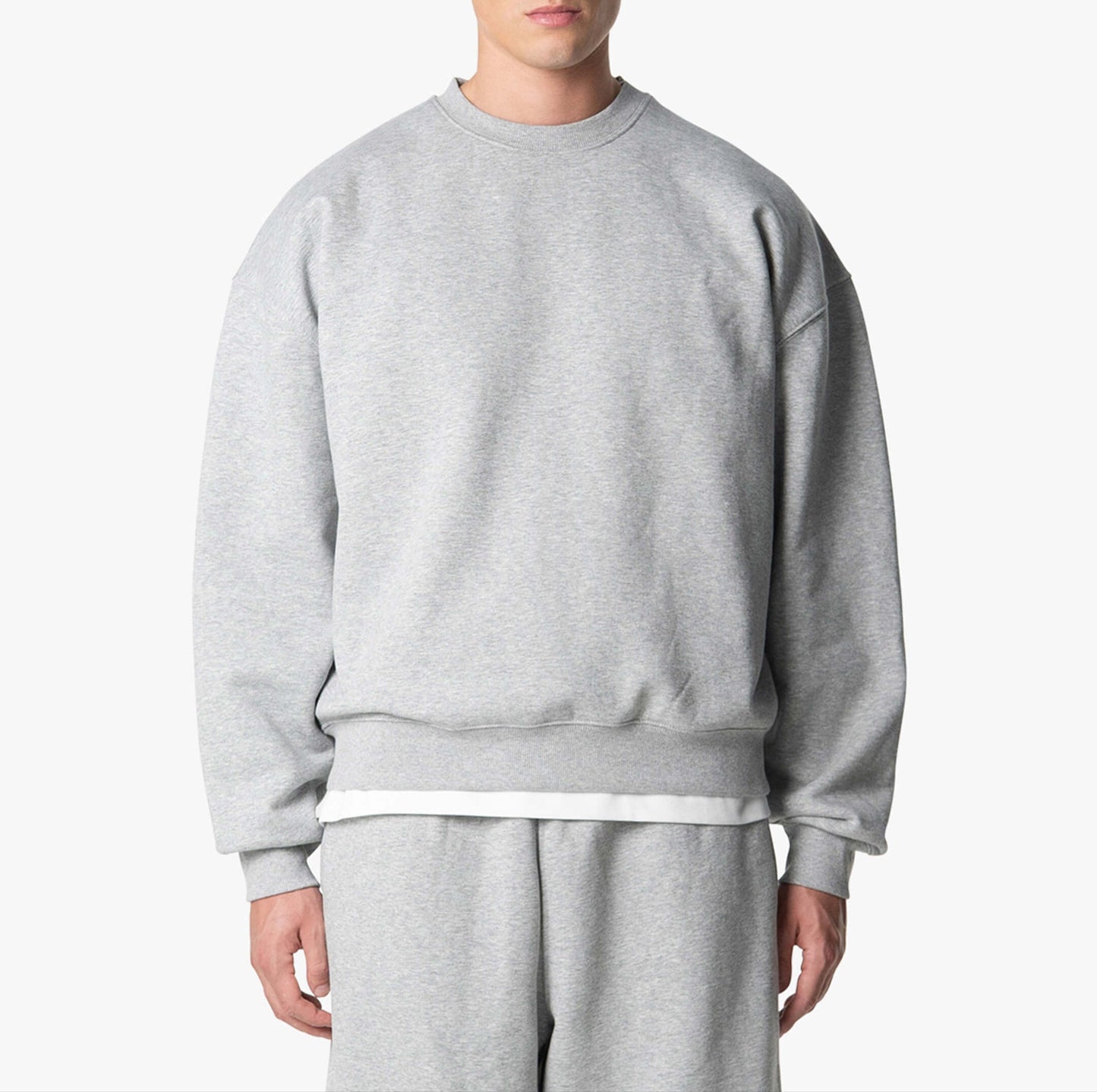 Big Mens Casual Sweatshirt - Soft Heavyweight Cotton