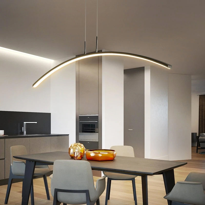 Soft Glow Modern Pendant Light With LED - BritishElegance