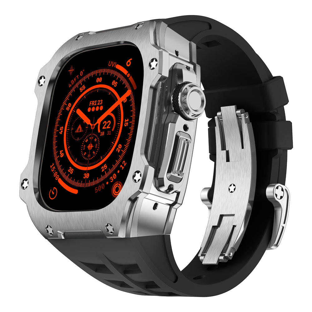 Silver Metal Case for Apple Watch Ultra
