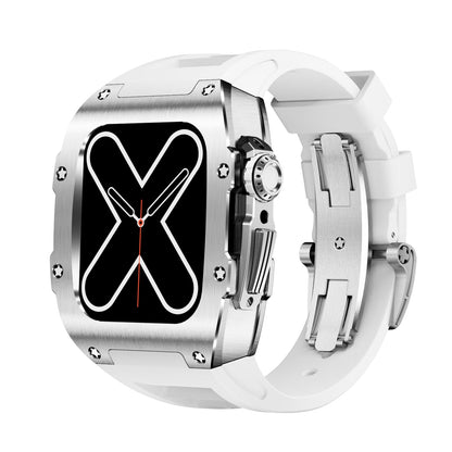 Slim Silver Smart Watch Cover Case