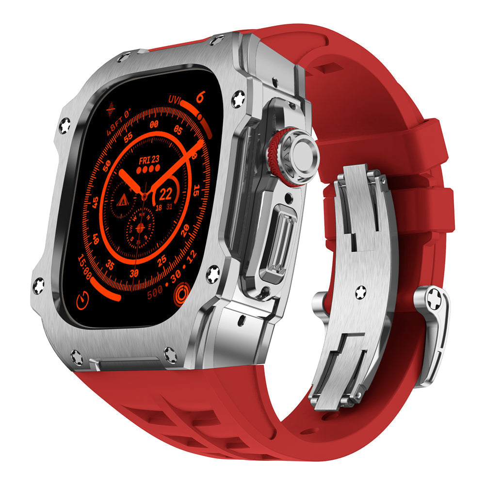 Silver Metal Case for Apple Watch Ultra