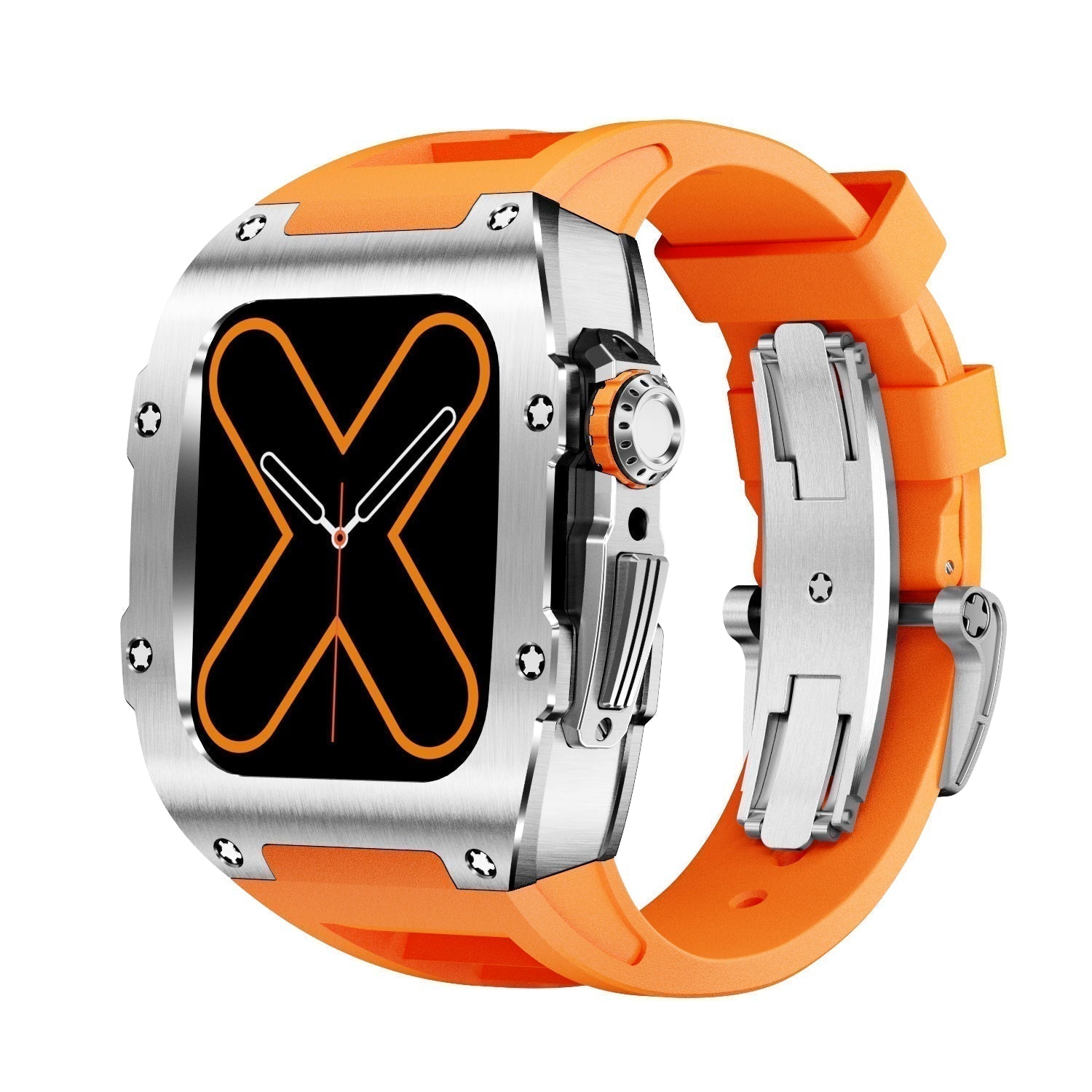 Silver Luxury Smart Watch Case - VogeLuxe